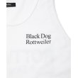 画像4: ROTTWEILER/2 LINE TANK TOP（WHITE） 【30%OFF】［タンクトップ-24春夏］ (4)