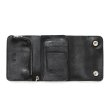 画像3: CALEE/STUDS LEATHER FLAP HALF WALLET（BLACK）［スタッズレザーハーフウォレット-23秋冬］ (3)