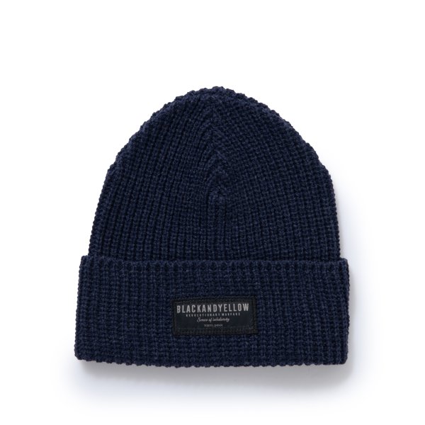 RATS/WOOL KNIT CAP（NAVY）［ウールニットキャップ-23秋冬］ - JONAS