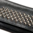 画像6: CALEE/STUDS LEATHER LONG WALLET（BLACK）［スタッズレザーロングウォレット-23秋冬］ (6)