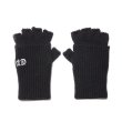 画像1: COOTIE PRODUCTIONS/Lowgauge Fingerless Knit Glove（Black）［フィンガーレスニットグローブ-23秋冬］ (1)