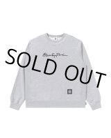 画像: BlackEyePatch/AUTOGRAPH LOGO CREW SWEAT（HEATHER GRAY）