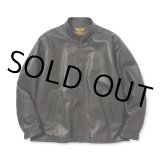 画像: CALEE/CROME LEATHER AWARD TYPE JACKET（BLACK）［レザーアワードJKT-23秋冬］