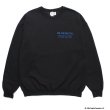 画像2: WACKO MARIA/BLUE NOTE / SWEAT SHIRT（BLACK）［クルーネックスウェット-23秋冬］ (2)