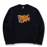 画像: RATS/CHEESE CREW NECK SWEAT（BLACK） 【30%OFF】［クルーネックスウェット-23秋冬］