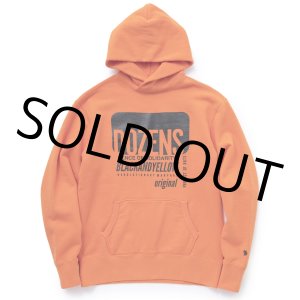 画像: 【30%OFF】RATS/CROSS NECK HOODIE BLACK TAG（ORANGE）［プルオーバーパーカー-23秋冬］