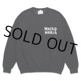 画像: WACKO MARIA/NECKFACE / SWEAT SHIRT（BLACK）［クルーネックスウェット-24春夏］