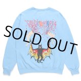 画像: WACKO MARIA/NECKFACE / SWEAT SHIRT（BLUE）［クルーネックスウェット-24春夏］