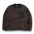 画像1: RATS/CREW NECK FLEECE（BROWN） 【30%OFF】［クルーネックフリース-23秋冬］ (1)