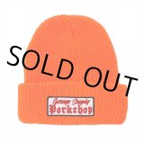 画像: PORKCHOP/O.E. KNIT CAP（ORANGE）［ニットキャップ-24春夏］