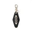 画像1: CALEE/STUDS LEATHER ASSORT KEY RING ＜TYPE I＞ C（BLACK/C）［スタッズレザーキーリング-24春夏］ (1)