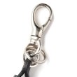 画像2: CALEE/STUDS LEATHER ASSORT KEY RING ＜TYPE I＞ D（BLACK/D）［スタッズレザーキーリング-24春夏］ (2)