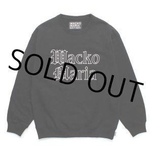 画像: WACKO MARIA/HEAVY WEIGHT CREW NECK SWEAT SHIRT（BLACK）［クルーネックスウェット-24春夏］