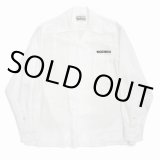 画像: WACKO MARIA/50'S OPEN COLLAR SHIRT（WHITE）［50'Sオープンカラーシャツ-24春夏］