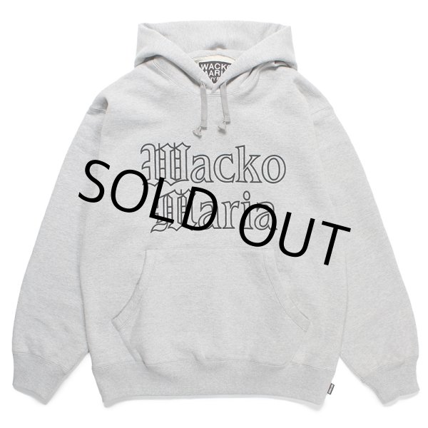 画像1: WACKO MARIA/HEAVY WEIGHT PULL OVER HOODED SWEAT SHIRT（GRAY）［プルオーバーパーカー-24春夏］ (1)