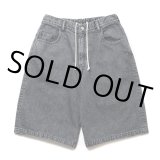 画像: COOTIE PRODUCTIONS/5 Pocket Baggy Denim Easy Shorts（Black Hard Wash）［バギーデニムイージーショーツ-24春夏］