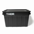 画像2: WACKO MARIA/THOR / LARGE TOTES WITH LID 75L（BLACK）［75L コンテナ-24春夏］ (2)