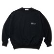 画像1: COOTIE PRODUCTIONS/Open End Yarn Plain Sweat Crew（Black）［スウェットクルー-24春夏］ (1)