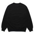 画像2: WACKO MARIA/HEAVY WEIGHT CREW NECK SWEAT SHIRT（BLACK）［クルーネックスウェット-24春夏］ (2)