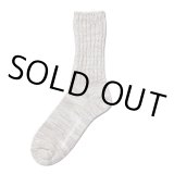 画像: COOTIE PRODUCTIONS/Raza Lowgauge Socks（White Mix）［ローゲージソックス-24秋冬］