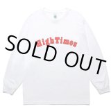 画像: WACKO MARIA/HIGH TIMES / LONG SLEEVE T-SHIRT（WHITE）［プリント長袖T-24春夏］