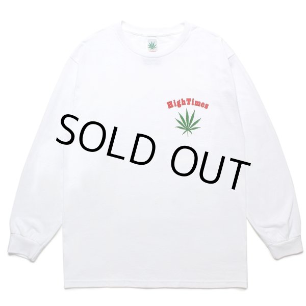 画像1: WACKO MARIA/HIGH TIMES / LONG SLEEVE T-SHIRT（WHITE）［プリント長袖T-24春夏］ (1)