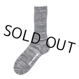 画像: COOTIE PRODUCTIONS/Raza Lowgauge Socks（Black Mix）［ローゲージソックス-24春夏］