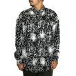 画像8: CALEE/BATIK PATTERN OVER SHILHOUETTE L/S SH（BLACK） 【30%OFF】［オーバーシルエットシャツ-24春夏］ (8)