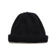 画像1: COOTIE PRODUCTIONS/Lowgauge Roll Up Beanie（Black）［ロールアップビーニー-24春夏］ (1)