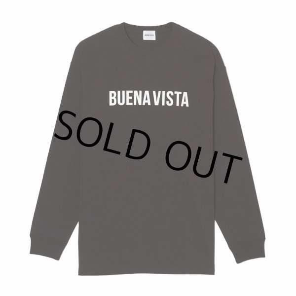 画像1: BUENA VISTA/BUENA VISTA LOGO L/S（BLACK）［プリント長袖T-24春夏］ (1)