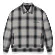 画像1: WACKO MARIA/OMBRE CHECK 50'S JACKET（GRAY）［オンブレチェック50'S JKT-24春夏］ (1)