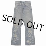 画像: DAIRIKU/"Damage" Flare Denim Pants（Indigo） 【30%OFF】［"ダメージ"フレアデニムパンツ-24春夏］