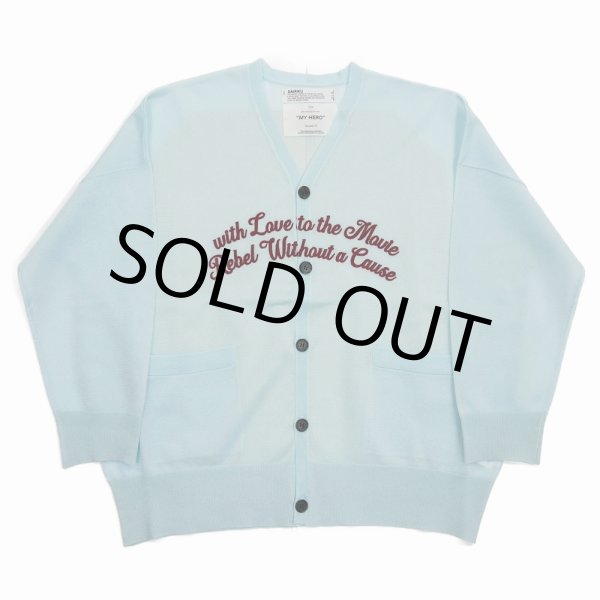 画像1: DAIRIKU/"Letter" Skeleton Cardigan（Skeleton Light Blue）［スケルトンカーディガン-24春夏］ (1)