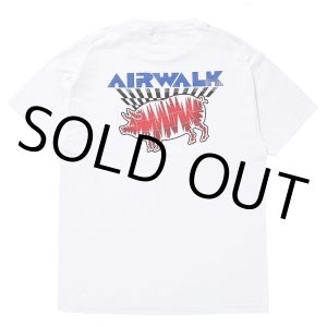 画像: PORKCHOP/AIR PORK TEE（×AIRWALK CLASSICS）（WHITE）［プリントT-24春夏］