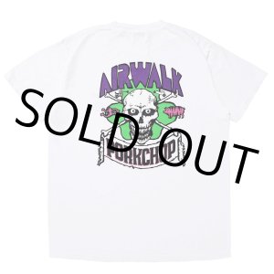 画像: PORKCHOP/AP SKELETON TEE（×AIRWALK CLASSICS）（WHITE）［プリントT-24春夏］