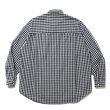 画像2: COOTIE PRODUCTIONS/Dobby Check L/S Shirt（Black）［ドビーチェックシャツ-24春夏］ (2)