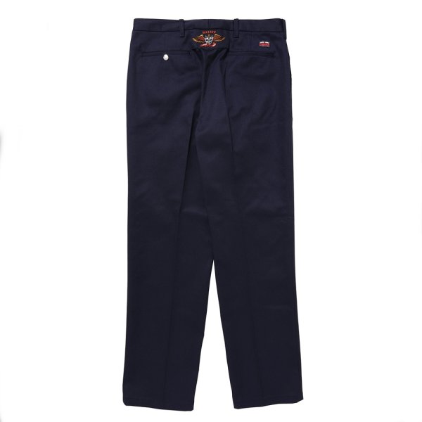 画像2: PORKCHOP/HOPSACK PANTS P（NAVY）［ワークパンツ-24春夏］ (2)