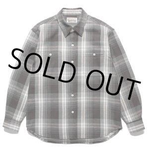 画像: WACKO MARIA/CHECK FLANNEL SHIRT（GRAY）［チェックフランネルシャツ-24春夏］