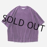 画像: TIGHTBOOTH/VELOUR T-SHIRT（Purple）［ベロアT-24春夏］