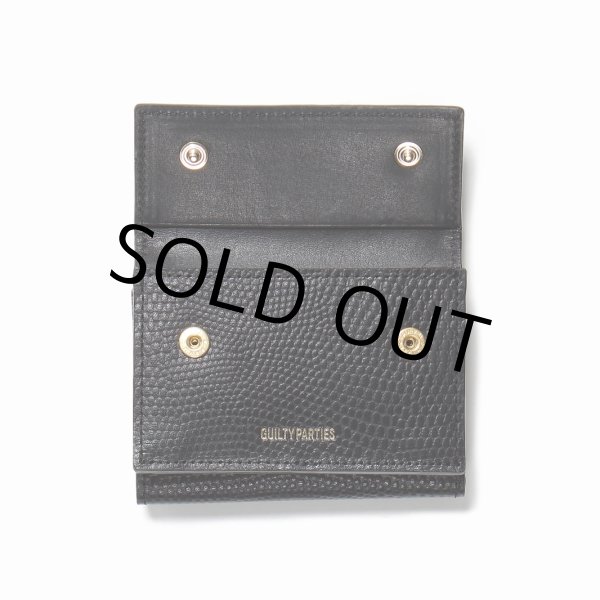 画像2: WACKO MARIA/SPEAK EASY / EMBOSS LEATHER MINI WALLET（LIZARD）［ミニウォレット-24春夏］ (2)