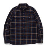 画像: RATS/OMBRE CHECK SHIRT（BLACK CHECK）［オンブレチェックシャツ-24春夏］