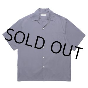 画像: WACKO MARIA/TESSITURA MONTI / OPEN COLLAR SHIRT（NAVY）［オープンカラーシャツ-24春夏］