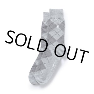 画像: RATS/COTTON ACRYLIC ARGYLE SOCKS（GRAY）［ソックス-24春夏］