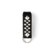 画像1: CALEE/STUDS LEATHER SNAP KEY RING（BLACK）［スナップレザーキーリング-24春夏］ (1)