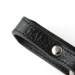 画像4: CALEE/STUDS LEATHER SNAP KEY RING（BLACK）［スナップレザーキーリング-24春夏］ (4)