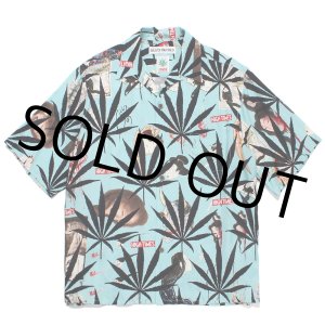 画像: WACKO MARIA/HIGH TIMES / HAWAIIAN SHIRT（MINT）［ハワイアンシャツ-24春夏］