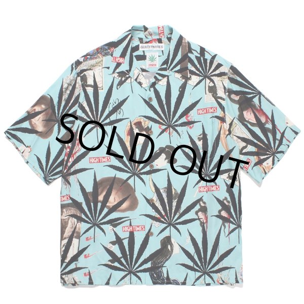 画像1: WACKO MARIA/HIGH TIMES / HAWAIIAN SHIRT（MINT）［ハワイアンシャツ-24春夏］ (1)