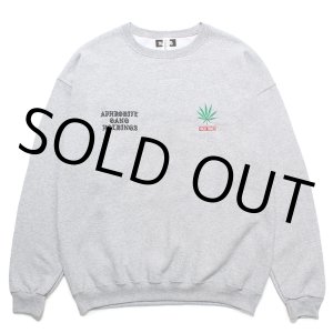 画像: WACKO MARIA/舐達麻 / HIGH TIMES / SWEAT SHIRT（GRAY）［クルーネックスウェット-24春夏］