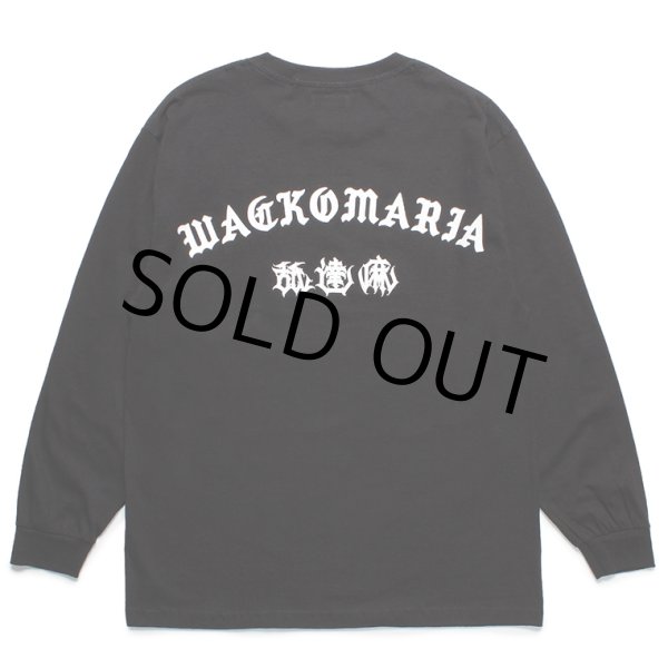 画像2: WACKO MARIA/舐達麻 / HIGH TIMES / LONG SLEEVE T-SHIRT（BLACK）［プリント長袖T-24春夏］ (2)