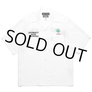 画像: WACKO MARIA/舐達麻 / HIGH TIMES / 50'S OPEN COLLAR SHIRT（WHITE）［50'Sオープンカラーシャツ-24春夏］